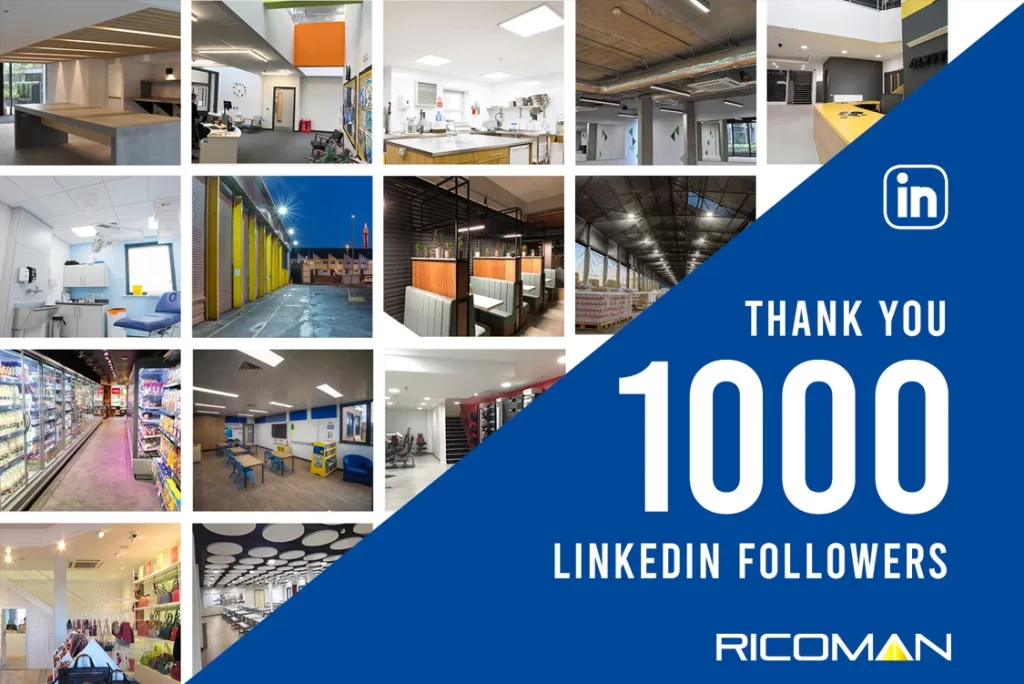 RICOMAN Reaches 1000 Followers on LinkedIn