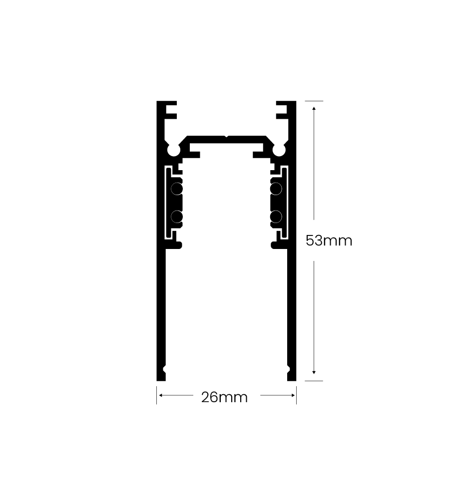 Zodiac 48V Direct Track dimensions