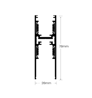 Zodiac 48V Direct Indirect Track dimensions