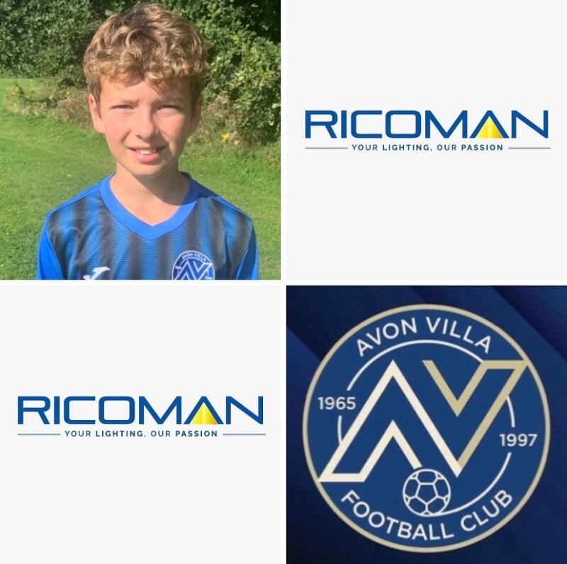 RICOMAN Lighting Sponsors Local Football Talent for 2023/24 Season