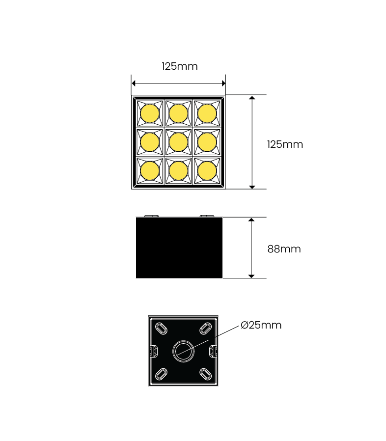 E-Pro Surface dimensions