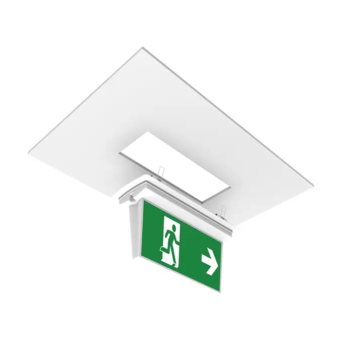 IP65 Ceiling Exit Sign Kit