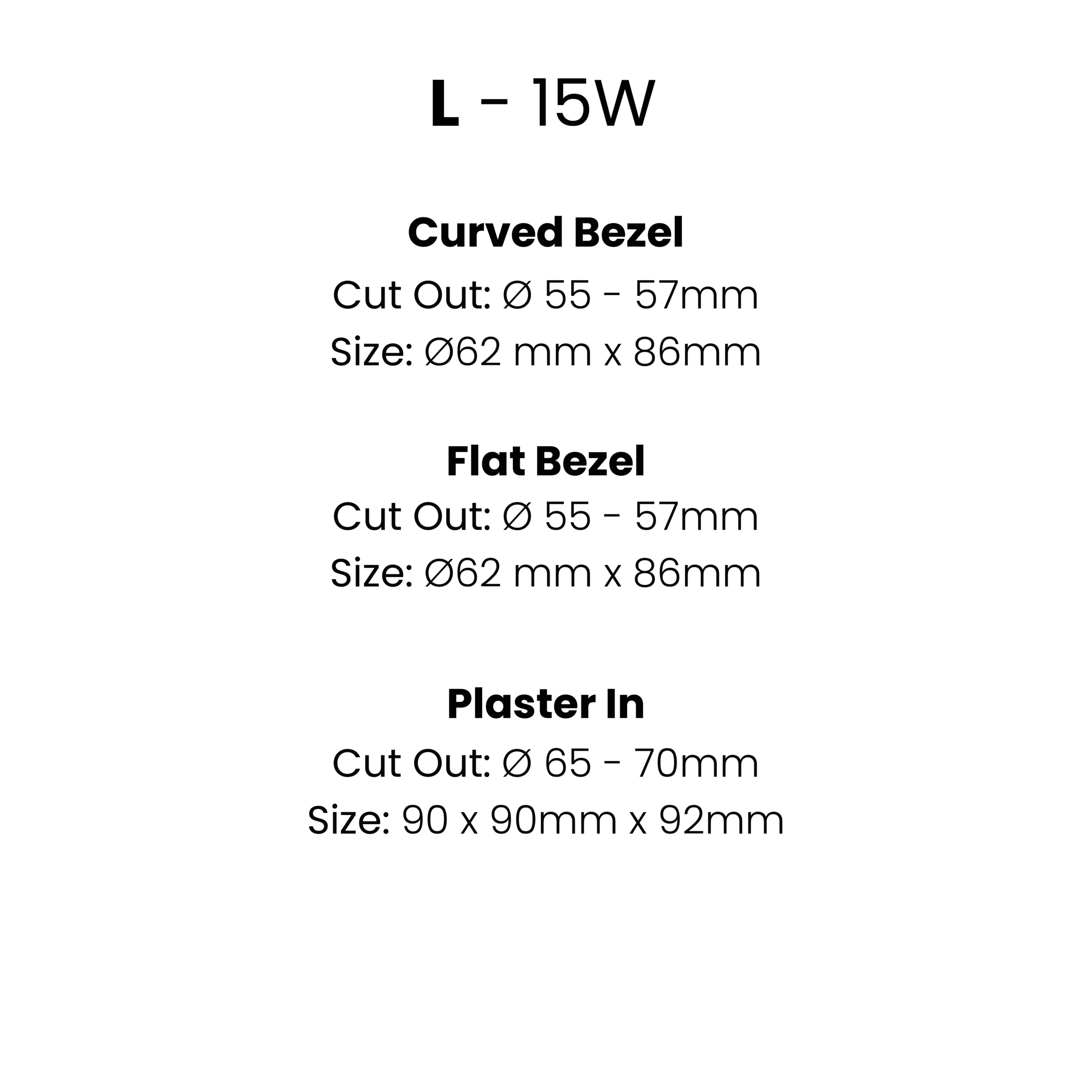 Mosaic Mini Spot dimensions