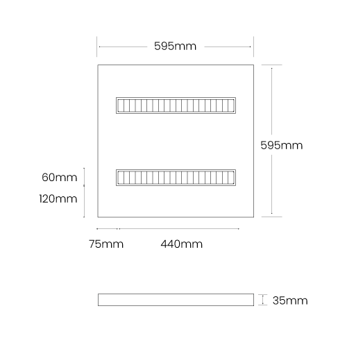 Duoline dimensions